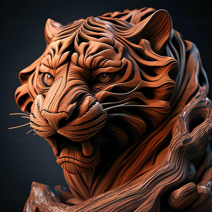 3D model Scoturius tigris (STL)